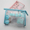 Portable Travel Cosmetics Bottles Plastic Pressing Spray Bottle for Makeup (Pack of 7)