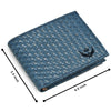 Lorenz PU Leather RFID Protected Wallet for Men (Blue)