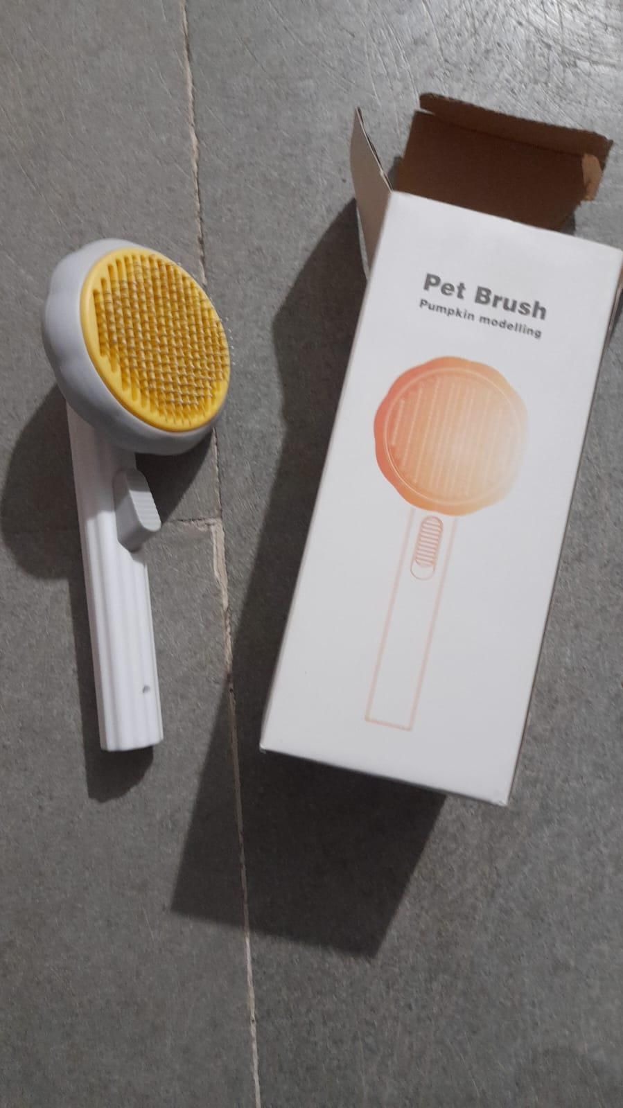 Cat and Dog Grooming Brush for Easy Hair Removal