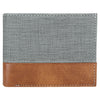Lorenz Casual Bi-Fold Wallet for Men (Gray,Tan)